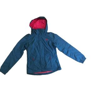The North Face Women’s Blue and Pink Raincoat Size S